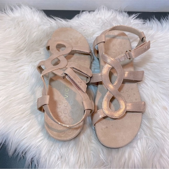 Vionic Jodie Rose Gold Women's Arch Support Sandals Sz-10 - Picture 3 of 4